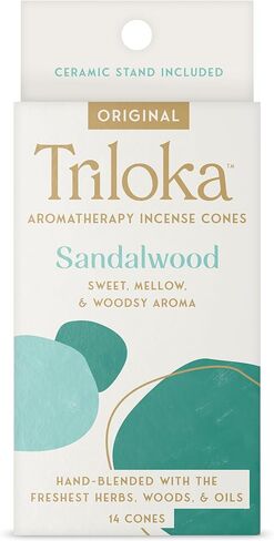 TRILOKA Angelic Frankincense Incense Cones, 14 CT in Saudi Arabia