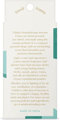 TRILOKA Angelic Frankincense Incense Cones, 14 CT in Saudi Arabia