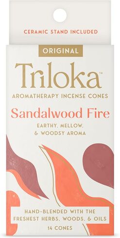TRILOKA Angelic Frankincense Incense Cones, 14 CT in Saudi Arabia