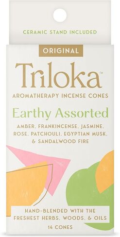 TRILOKA Angelic Frankincense Incense Cones, 14 CT in Saudi Arabia