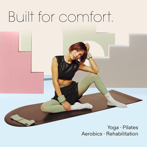 Bala Yoga Mat for Home Gym, Non-Slip Exercise Mat for Home Yoga | Indoor Exercising Floor Mat for Stretching, Pilates, Aerobics & Fitness - Outdoor / Indoor Exercise Equipment in Saudi Arabia