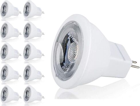 UL-Listed MR11 GU4.0 LED Light Bulbs, 5-Pack, 2 Watt, 230 Lumen, Warm White 3000K, 36° Beam Angle, 12 Volt, 20W Halogen Bulbs Equivalent, Landscape/Accent/Recessed/Track Lighting in Saudi Arabia