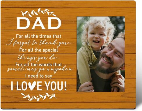 Dad Picture Frame Gifts, Dad Gifts from Daughters Son Kids, Dad Gifts for Birthday, Fathers Day Christmas Gifts for Dad, Father Gifts, You Are My Story Teller My Teacher My Hero in Saudi Arabia