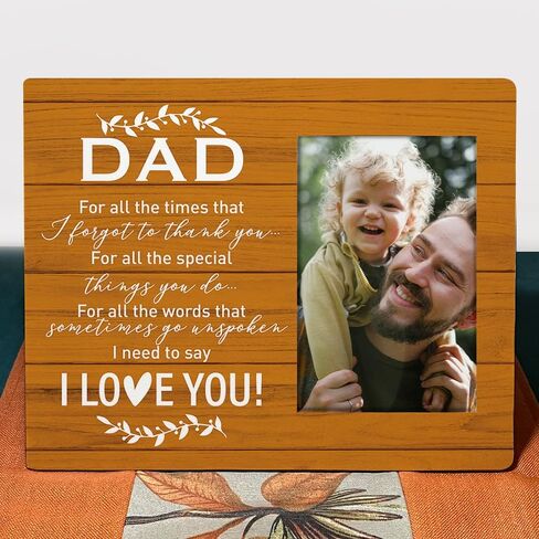 Dad Picture Frame Gifts, Dad Gifts from Daughters Son Kids, Dad Gifts for Birthday, Fathers Day Christmas Gifts for Dad, Father Gifts, You Are My Story Teller My Teacher My Hero in Saudi Arabia