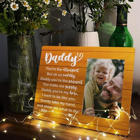 Dad Picture Frame Gifts, Dad Gifts from Daughters Son Kids, Dad Gifts for Birthday, Fathers Day Christmas Gifts for Dad, Father Gifts, You Are My Story Teller My Teacher My Hero in Kuwait