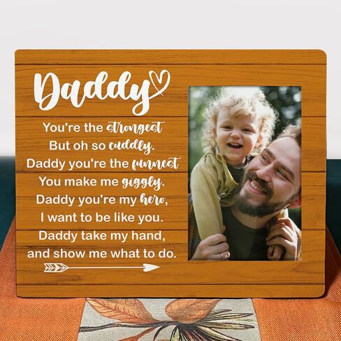 Dad Picture Frame Gifts, Dad Gifts from Daughters Son Kids, Dad Gifts for Birthday, Fathers Day Christmas Gifts for Dad, Father Gifts, You Are My Story Teller My Teacher My Hero in Kuwait