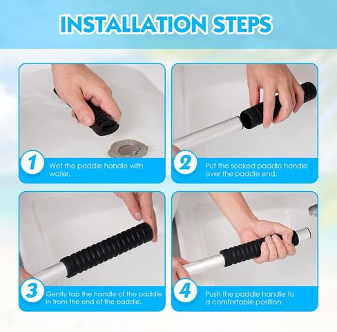 Slim Panda Kayak Paddle Grips，Durable Non-Slip Silicone Wraps for Take-Apart Paddles，Kayaking Accessories for Blister Prevention in Saudi Arabia