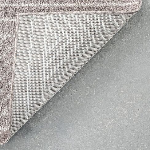 سجادة NuLOOM Phyllis قابلة للغسل في الغسالة، مقاس 2' 6" × 8'، أزرق in Saudi Arabia
