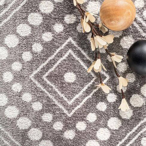 سجادة NuLOOM Phyllis قابلة للغسل في الغسالة، مقاس 2' 6" × 8'، أزرق in Saudi Arabia