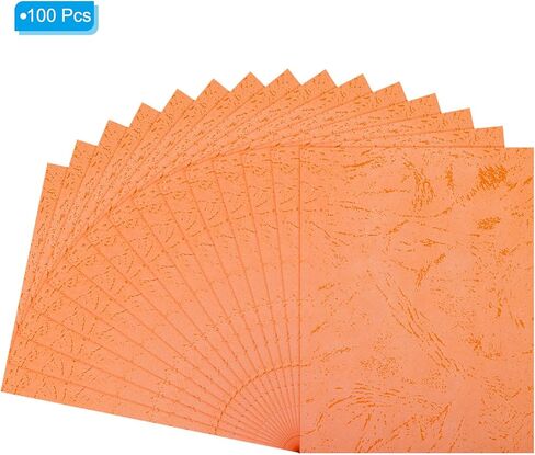 PATIKIL 12Mil Paper Binding Presentation Covers for A4 and Letter Size(8.5x11Inches) Paper, 100Pcs 180gsm Textured Bookbinding Paper for Business and Report, Purple in Kuwait