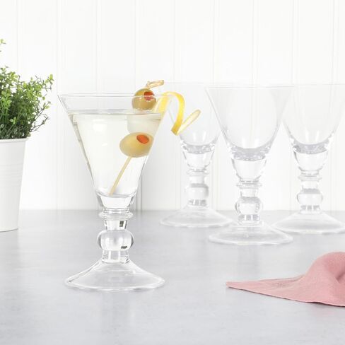 Martha Stewart Farrow 18 OZ Large Stemless Multipurpose Wine Glasses Set For Red or White Wine, Set of 4 in Saudi Arabia