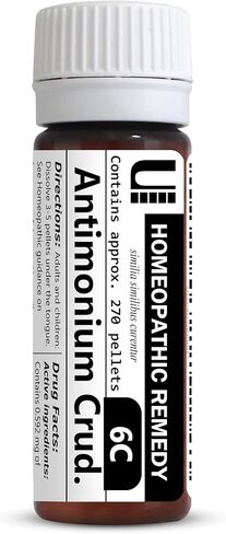 Antimonium Crudum 200C Homeopathic Remedy, 270 Pellets in Saudi Arabia