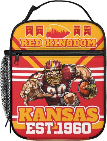 Kansas Lunch Bag Gifts, Kansas Lunch Box Gifts for Men Women, Insulated Kansas Tote Cooler for Boys Girls in Saudi Arabia