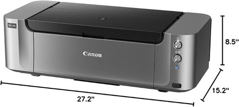 طابعة Canon Pixma Pro-100 اللاسلكية الملونة الاحترافية النافثة للحبر مع طباعة Airprint وطباعة الأجهزة المحمولة، تتضمن حبر Canon CLI-42 8 PK Value Pack in Saudi Arabia