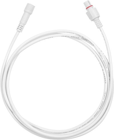 كابل تمديد Maxxima بطول 5 أقدام لـ 5 مصابيح LED نحيفة لدرجة حرارة اللون قابلة للتحديد من CCT، موصلات ذكر وأنثى ذات 3 دبابيس في كلا الطرفين (6 عبوات) in Kuwait