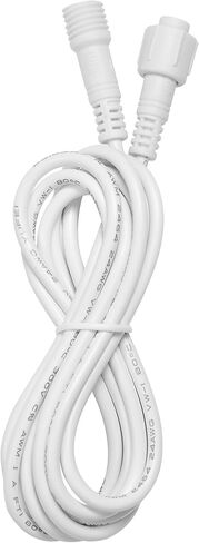 كابل تمديد Maxxima بطول 5 أقدام لـ 5 مصابيح LED نحيفة لدرجة حرارة اللون قابلة للتحديد من CCT، موصلات ذكر وأنثى ذات 3 دبابيس في كلا الطرفين (6 عبوات) in Kuwait