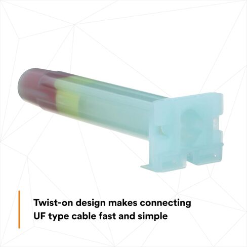 3M Direct Bury Splice Kit DBR/Y-6 (BULK), 18-10 AWG, UV-Resistant, Steel Spring, Flame Retardant Insulation, 1 pack containing 2 Splice Tubes and 2 R/Y Connectors in Saudi Arabia