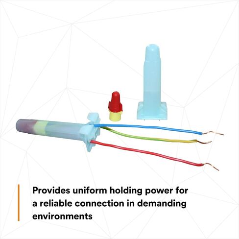 3M Direct Bury Splice Kit DBR/Y-6 (BULK), 18-10 AWG, UV-Resistant, Steel Spring, Flame Retardant Insulation, 1 pack containing 2 Splice Tubes and 2 R/Y Connectors in Saudi Arabia