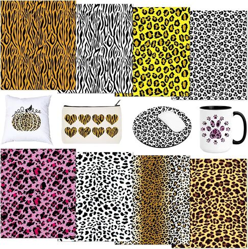 Tintnut Splash Sublimation Pattern Transfer Paper - 16 Sheets 12"x10", Watercolor Pattern Sublimation Transfer Paper Bundle Compatible with Cricut for DIY Mugs, Tumblers, Key Chain, T-Shirts in Saudi Arabia