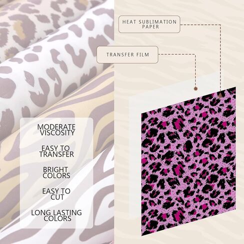 Tintnut Splash Sublimation Pattern Transfer Paper - 16 Sheets 12"x10", Watercolor Pattern Sublimation Transfer Paper Bundle Compatible with Cricut for DIY Mugs, Tumblers, Key Chain, T-Shirts in Saudi Arabia