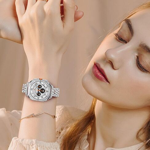 Jewelry Bands Compatible with Samsung Galaxy Watch Ultra 47mm (2024),Adjustable Bling Replacement Stainless Steel Metal Wristband for Women in Saudi Arabia