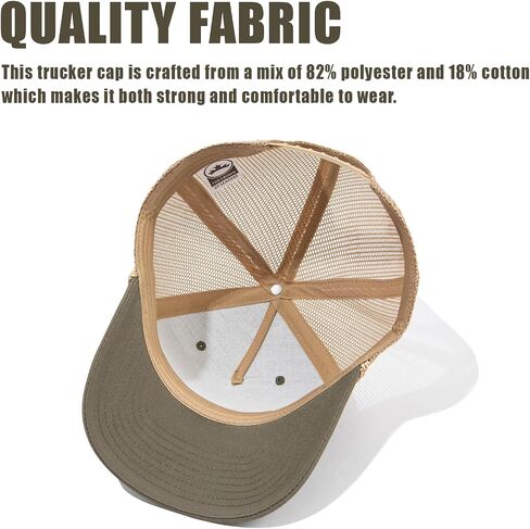 CLAPE Mesh Blank Trucker Hat Baseball Cap Snapback High Crown Baseball Cap Outdoor Cap Structured Golf Dad Cap in Saudi Arabia