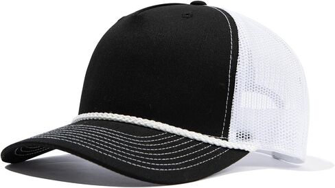 CLAPE Mesh Blank Trucker Hat Baseball Cap Snapback High Crown Baseball Cap Outdoor Cap Structured Golf Dad Cap in Kuwait