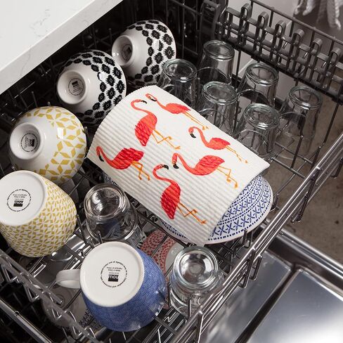 الآن تصمم إسفنجة سويدية قابلة لإعادة الاستخدام لأيام الكلاب مقاس 6.5 × 8 بوصات، مجموعة من قطعتين in Kuwait