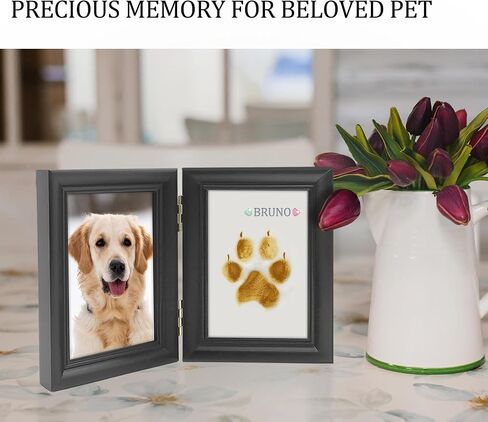 مجموعة طباعة مخالب الكلب أو القط تذكار (يصنع 2)، زخرفة بصمة قدم DIY مع أداة التخصيص وحوامل العرض، مجموعة انطباعات طباعة مخالب الحيوانات الأليفة من الطين، هدايا شخصية لمحبي الحيوانات الأليفة-2R in Saudi Arabia