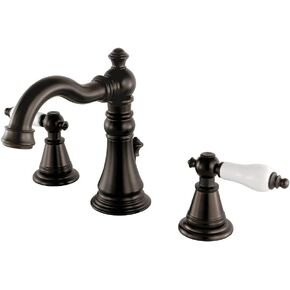 Kingston Brass FSC1975PL English Classic Widespread Bathroom Faucet, 5-5/16" Spout Reach, Oil Rubbed Bronze