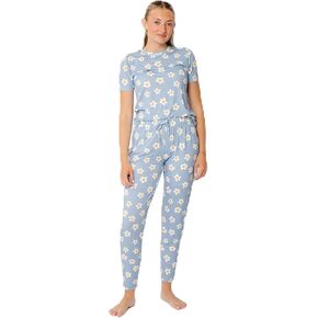 Copper Pearl, Womens Fitted Pajama, Floral1