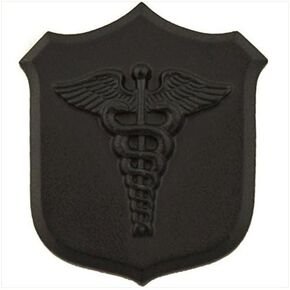 Collar Device: Caduceus - black metal
