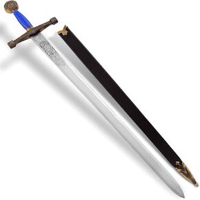 Armory Replicas™ - King Arthur Golden Excalibur Medieval Swords - Collectible Replica Blades for Enthusiasts and Historical Sword Artistry Displays