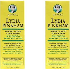 2-PAK Lydia Pinkham Nutritional Support Liquid 16oz bottles