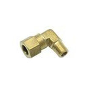 LTWFITTING 3/8-Inch OD x 1/8-Inch Male NPT 90 Degree Compression Elbow,Brass Compression Fitting(Pack of 5)