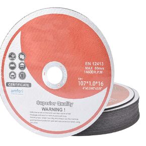 100-Pack 4Inch Cut Off Wheels, Cutting Wheel for Metal & Stainless Steel, 0.04In Thin Cutting Disc Used on 5/8In mandrel Cut-off Disc Angle Grinder