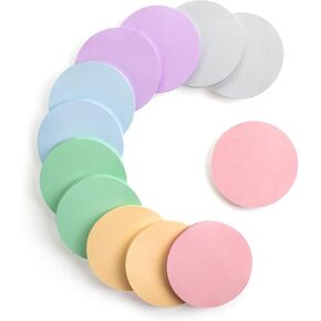 Mr. Pen- Round Sticky Notes, 12 Pads, 720 Sheets, 2.8" x 2.8" Colorful Sticky Notes Bulk, Circle Sticky Notes, Sticky Note, Self-Stick Note Pads, Sticky Pads Sticky Notes Aesthetic