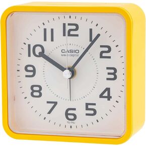 CASIO TQ-770J-1JF Alarm Clock, Radio, Black, Analog, Night Second Hand Stop, Snooze with Light