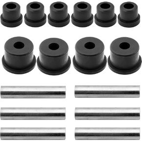 Roykaw Rear Leaf Spring Shackle Bushing Sleeves Kits for EZGO RXV 2008-up Gas/Electric Golf Cart Models Replaces OEM # 620160, 620161, 624030