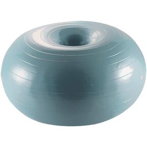 VBESTLIFE Fitness Donut, Exercise Donut Yoga Ball Workout Core Training Stability Ball for Yoga Pilates Balance Training with Inflatable Pump