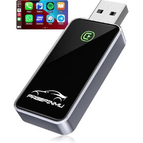 Upgrade Your Car with Wireless CarPlay Adapter A7 - Plug & Play,Fast & Stable Connection,Low Latency,Converts Factory Wired CarPlay to Wireless,Fits Cars from 2015 & iPhone iOS 10+(Microchip A7)