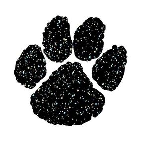 Anderson's 100-Piece Blue Glitter Paw Body Decal Set, Tattoos, Cheek Cheers, Fan Gear, Sports Fan Gear,School Spirit, Football Cheerleader Accessories, Homecoming
