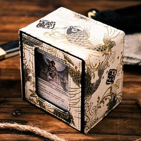 The Shogun Deckimono: a Kimono Deck Box for MTG Magic FaB EDH Commander YGO DND Spell Cards FaB PTCG TCG (Blood Blossoms)