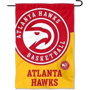 WinCraft Atlanta Hawks Double Sided Garden Flag