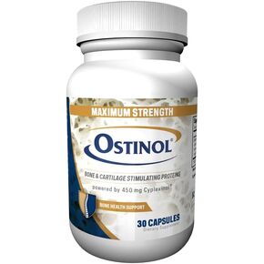Ostinol Standard 450mg - Bone & Joint Supplement | Stem Cell Activation Certified | Bio Active Protein Complex for Moderate Bone Loss & Moderate Joint Disfunction - 30 Capsules