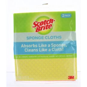 9055 SPONGE CLOTH 2 COUNTS, PACK OF 12 - Color May Vary