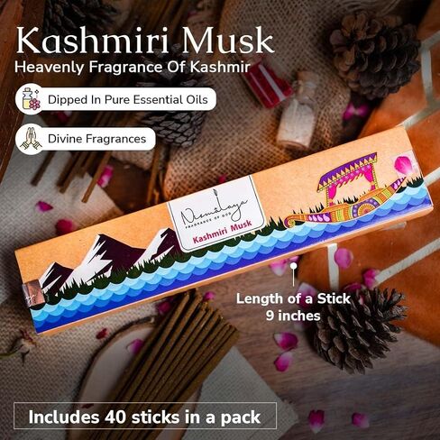 Rooh Rose Incense Sticks Agarbatti 100% Natural and Charcoal Free Christmas Incense Sticks | Incense Sticks for Home Fragrance Organic Incense Sticks Non Toxic in Saudi Arabia