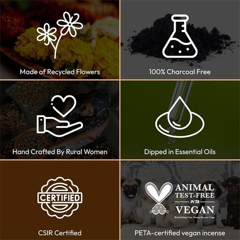 Rooh Rose Incense Sticks Agarbatti 100% Natural and Charcoal Free Christmas Incense Sticks | Incense Sticks for Home Fragrance Organic Incense Sticks Non Toxic in Saudi Arabia