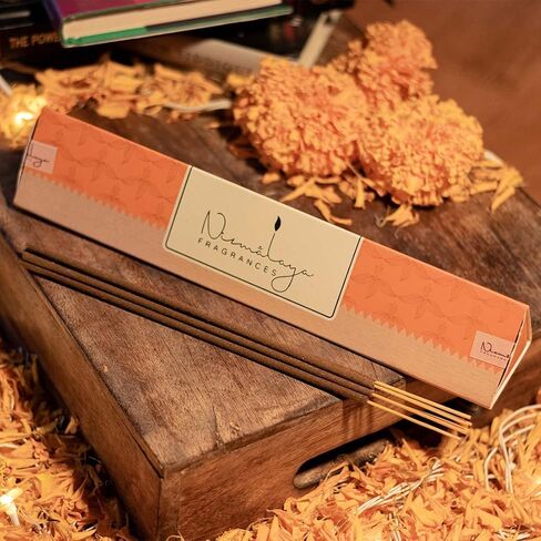 Rooh Rose Incense Sticks Agarbatti 100% Natural and Charcoal Free Christmas Incense Sticks | Incense Sticks for Home Fragrance Organic Incense Sticks Non Toxic in Saudi Arabia