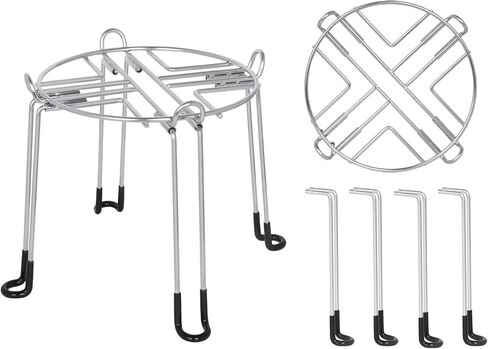 Stainless Steel Detachable Stand 9'' Diameter 6'' Tall Fit for Most Medium Gravity Water Filter System Countertop Stand Compatible with Berkey Water Filter Systems in Saudi Arabia